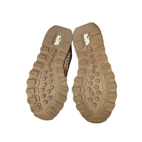 Coach Signature C118 with Rivets Leather & Suede Womens Sneakers Size 5.5 Tan & - Picture 6 of 9